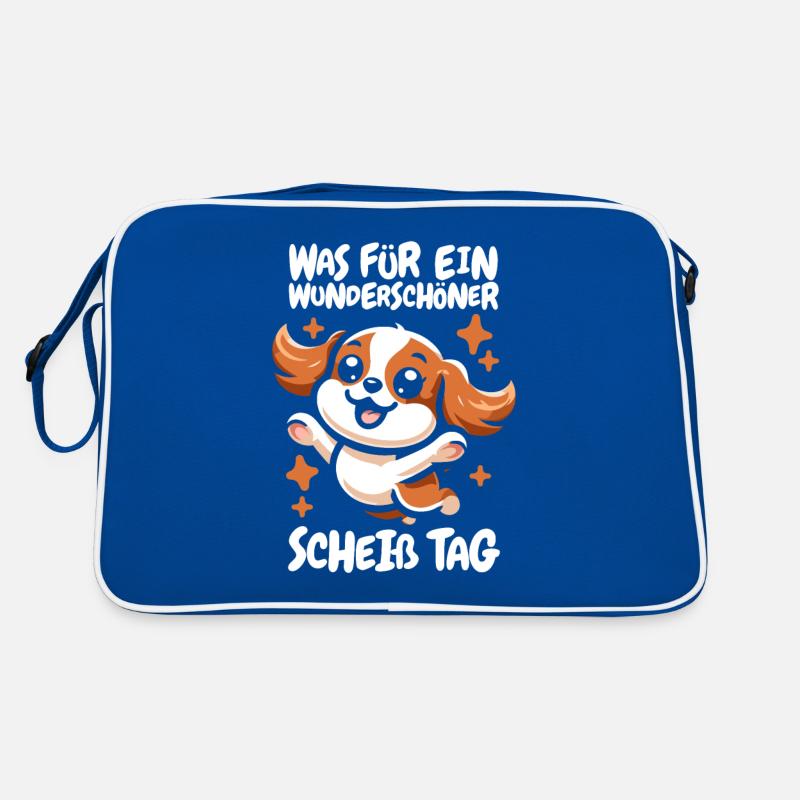 King Charles Cavalier Funny Retro Bag