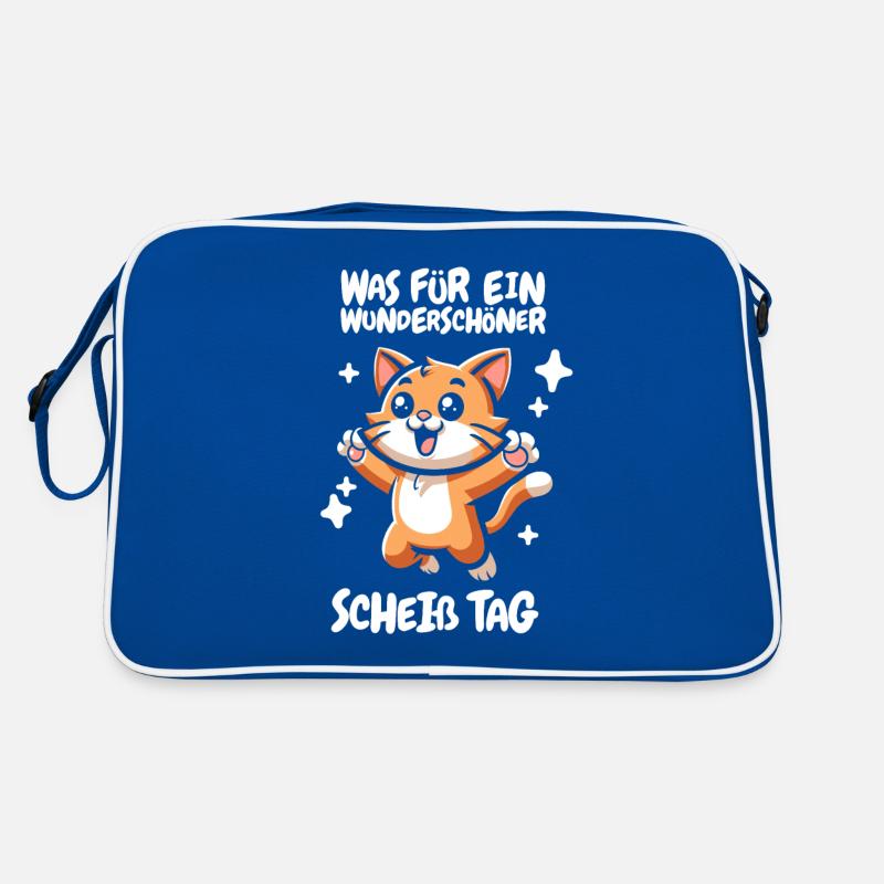 Cat Funny Please Shut Up Retro Bag