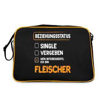 Butcher Relationship Status Butcher Butcher - Retro Bag - black/gold - Back