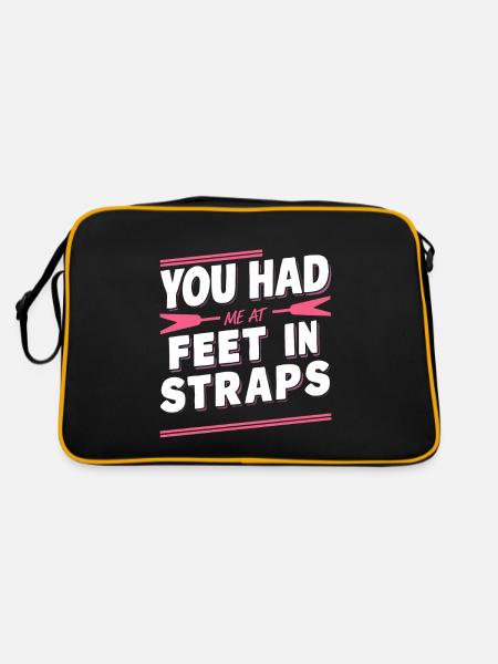 Tu m’avais aux pieds dans les sangles 62 - Sac Retro - noir/or - Dos