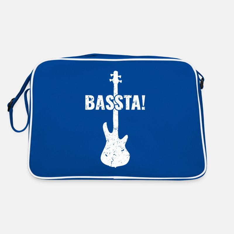 Bassta ! - Joueur de basse drôle Sac Retro
