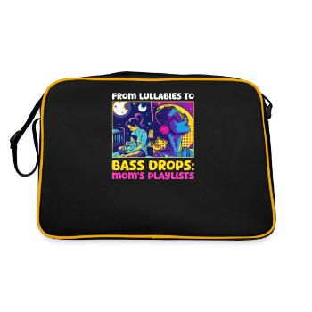 EDM Rave Mom : des berceuses aux basses - Sac Retro - noir/or - Dos