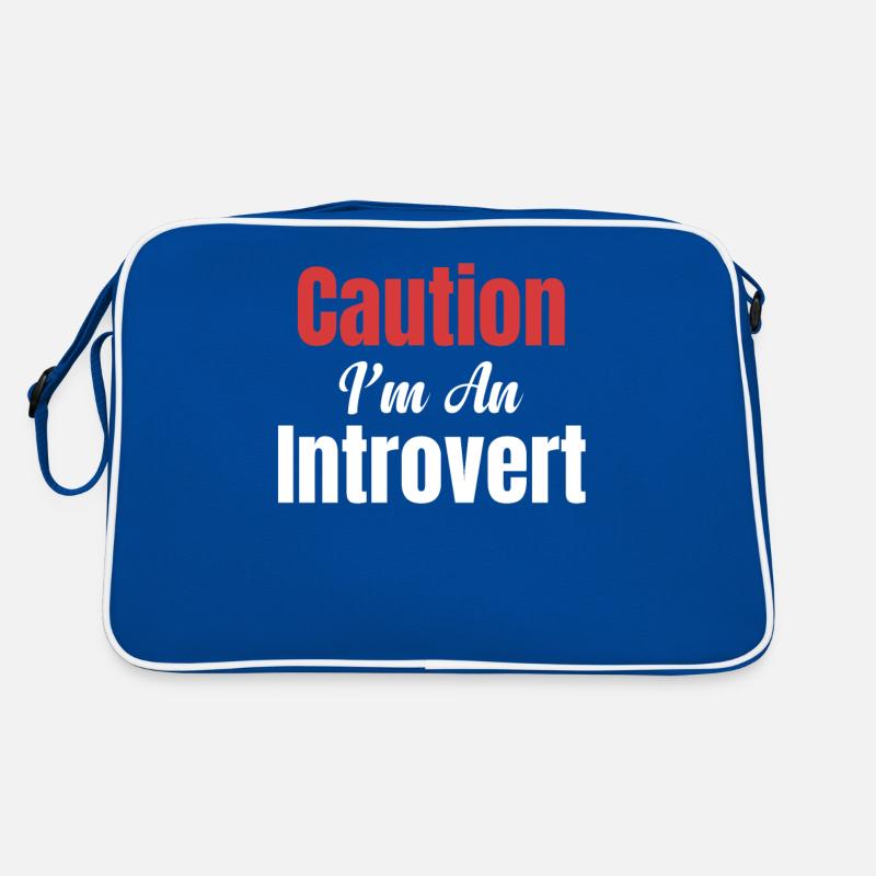 Achtung, Ich Bin Ein Introvertierter, Retro Tasche