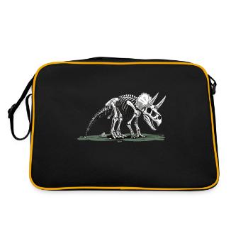 L’humour des dinosaures de la paléontologie - Sac Retro - noir/or - Dos