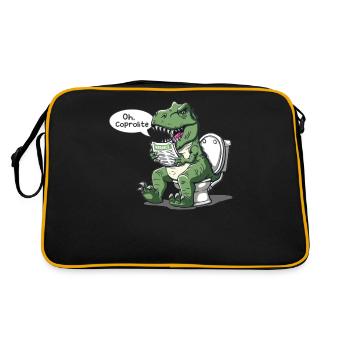 L’humour des dinosaures de la paléontologie - Sac Retro - noir/or - Dos