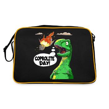 L’humour des dinosaures de la paléontologie - Sac Retro - noir/or - Dos