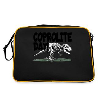 L’humour des dinosaures de la paléontologie - Sac Retro - noir/or - Dos