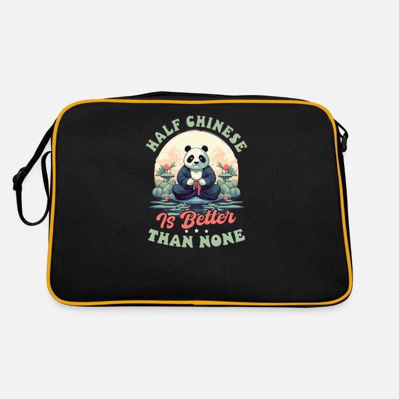 Chinois à moitié chinois mieux que rien Sac Retro