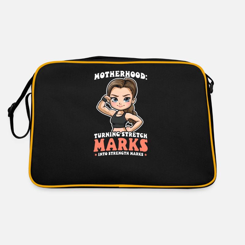 Bodybuilding Mom Vergetures en marques de force Sac Retro