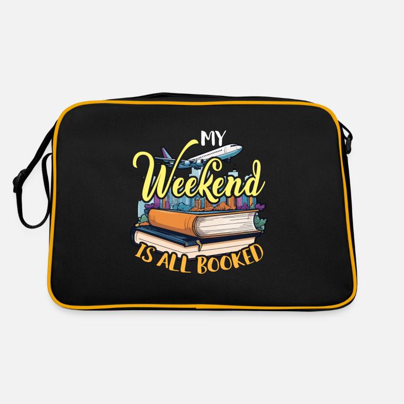 Book Editor My Weekend Is All Booked Novelist Retro Tasche