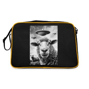 Mouton selfie OVNI - Sac Retro - noir/or - Dos