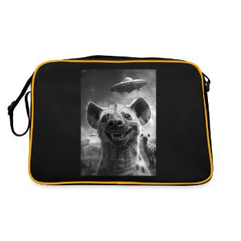 Hyène OVNI Selfie - Sac Retro - noir/or - Dos