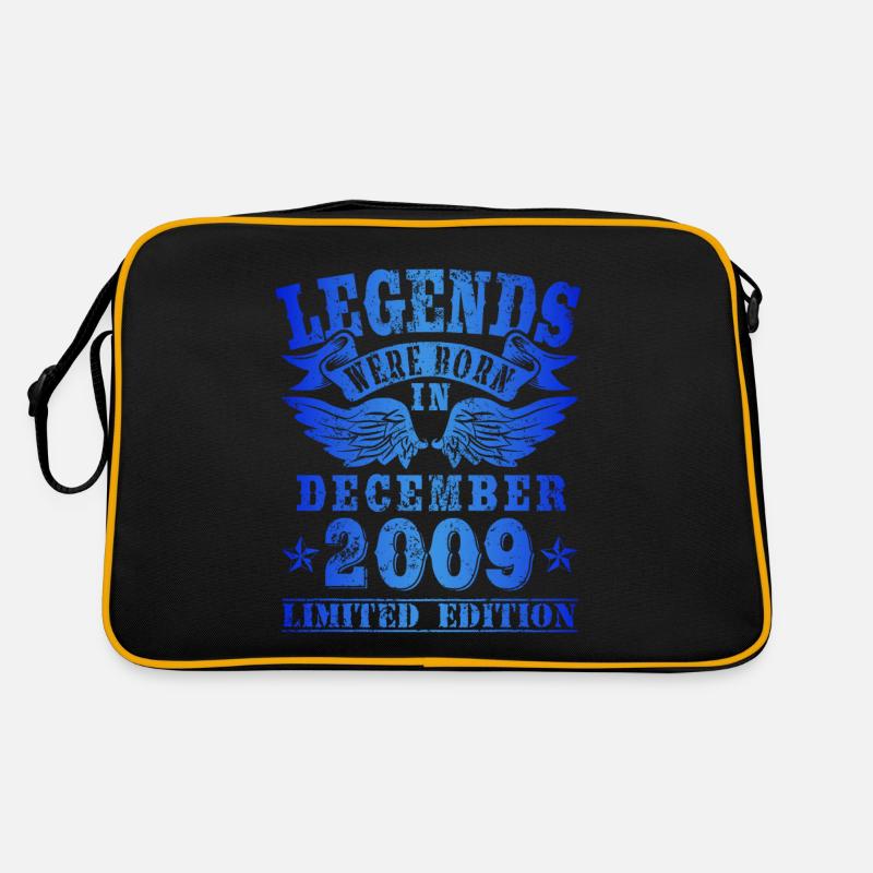Legends were born in Dezember 2009. Wenn echte Leg Retro Tasche