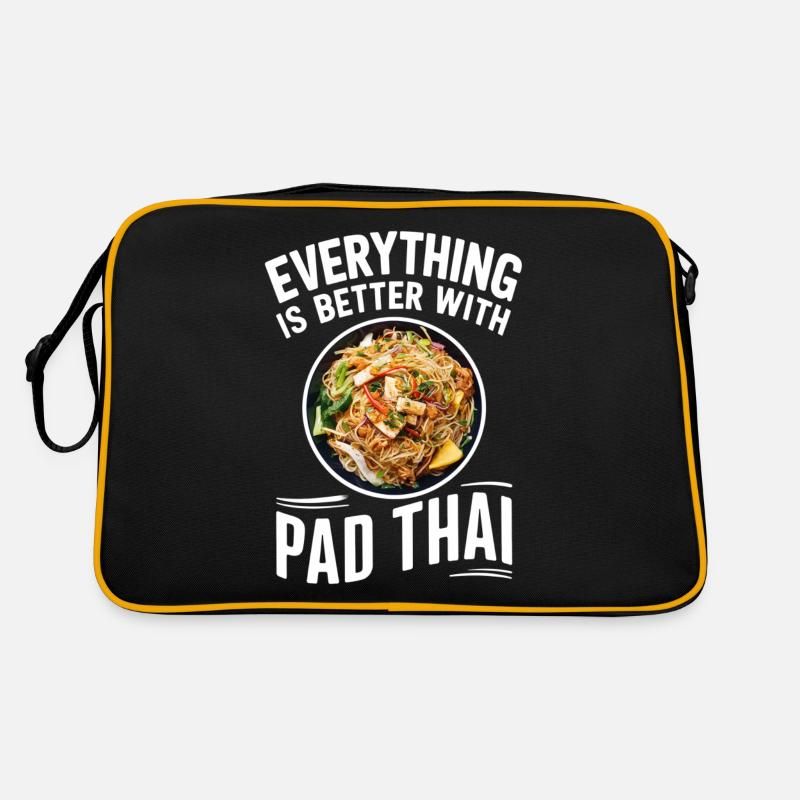 Alles Ist Besser Mit Pad Thai Retro Tasche