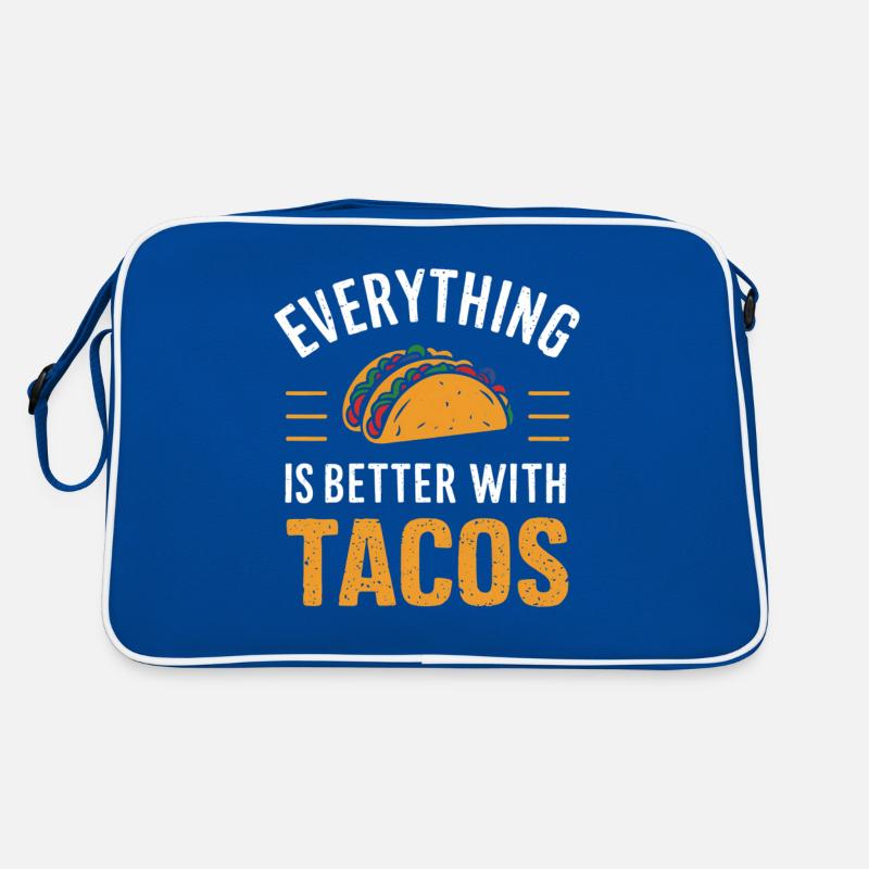 Everything is better with tacos Retro Bag