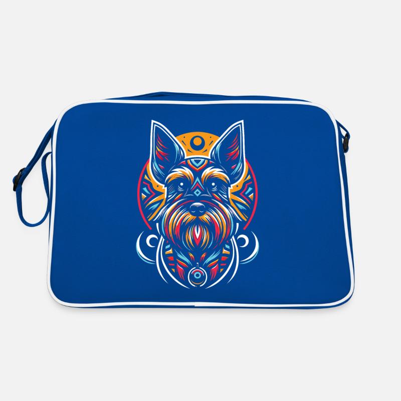 Schnauzer Chien Phases de Lune Sac Retro