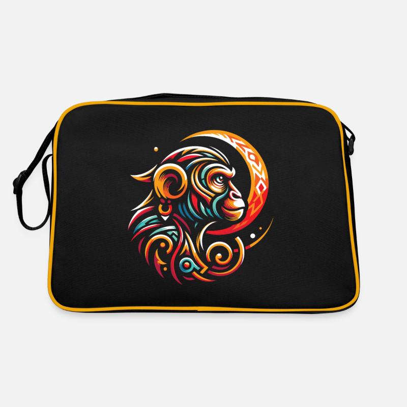 Phases de la lune du singe Sac Retro