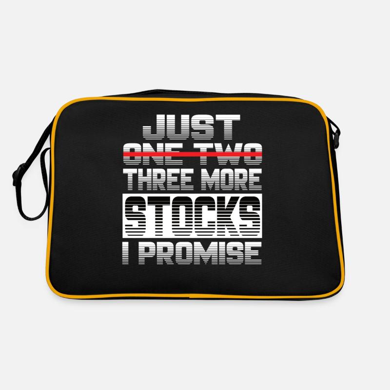 Juste une action de plus que je promets à un trader boursier Sac Retro
