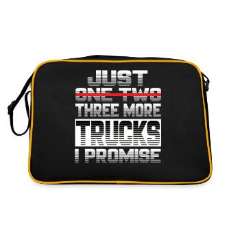 Juste un camion de plus, je promets un camion de chauffeur de camion - Sac Retro - noir/or - Dos