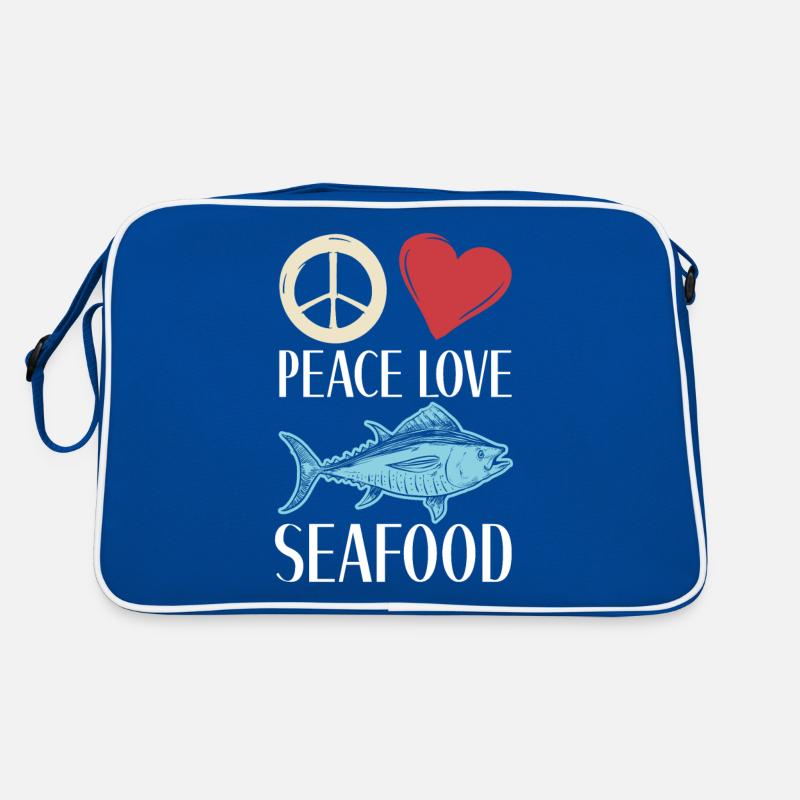 Seafood Lover Gift Retro Tasche
