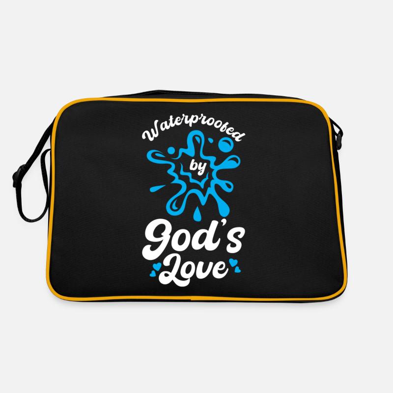 Baptized and protected by God's love Retro Bag