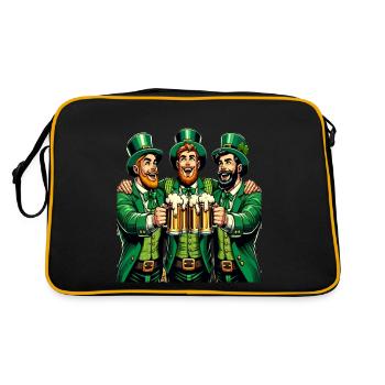 Santé entre amis - Sac Retro - noir/or - Dos