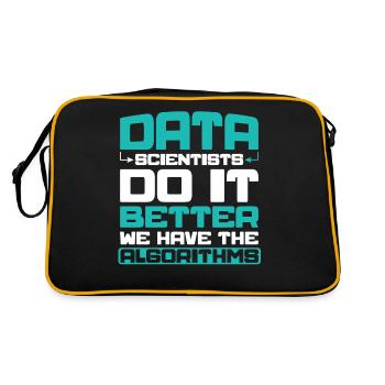 Les scientifiques des données le font mieux - nous l’avons fait - Sac Retro - noir/or - Dos
