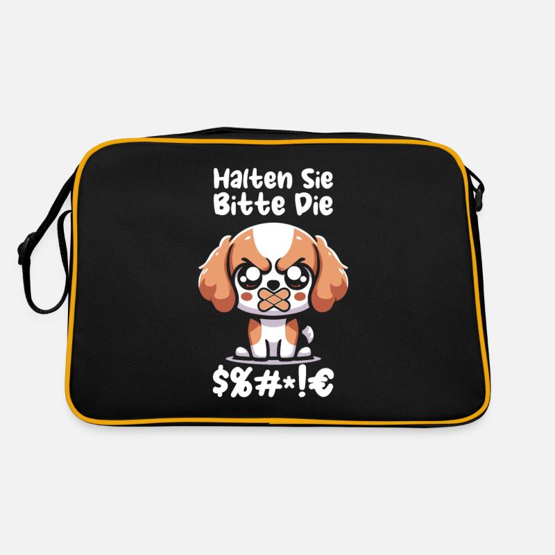 King Charles Cavalier Retro Tasche