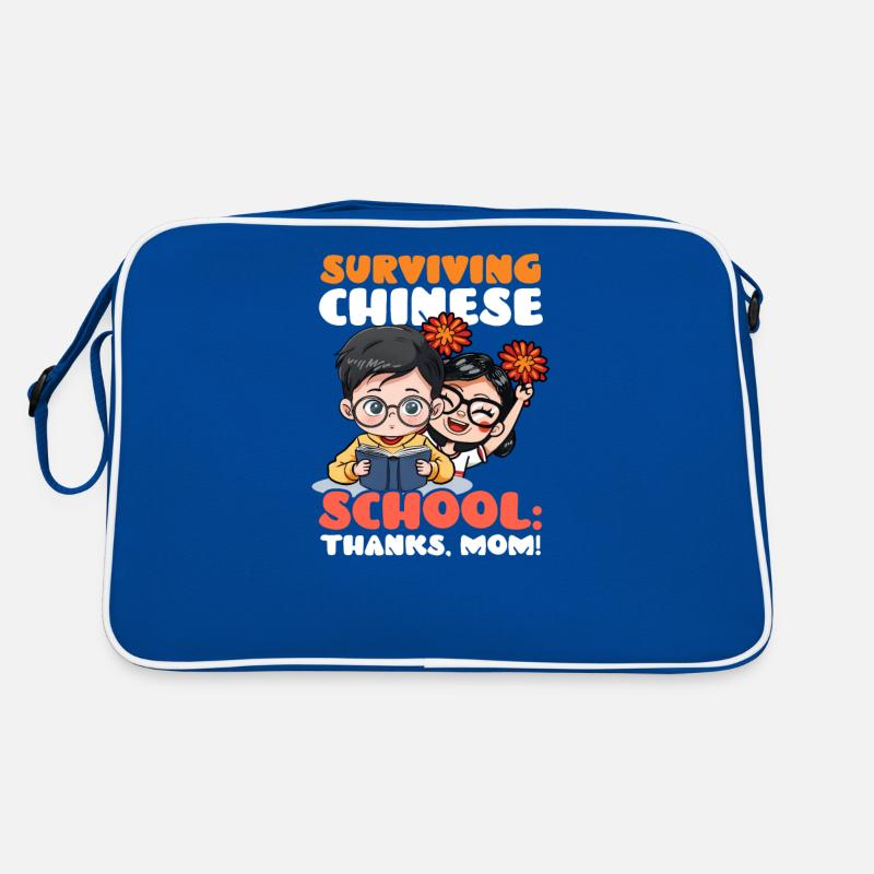 Chinesische Mutter überlebt chinesische Schule: Danke, Mama! Retro Tasche