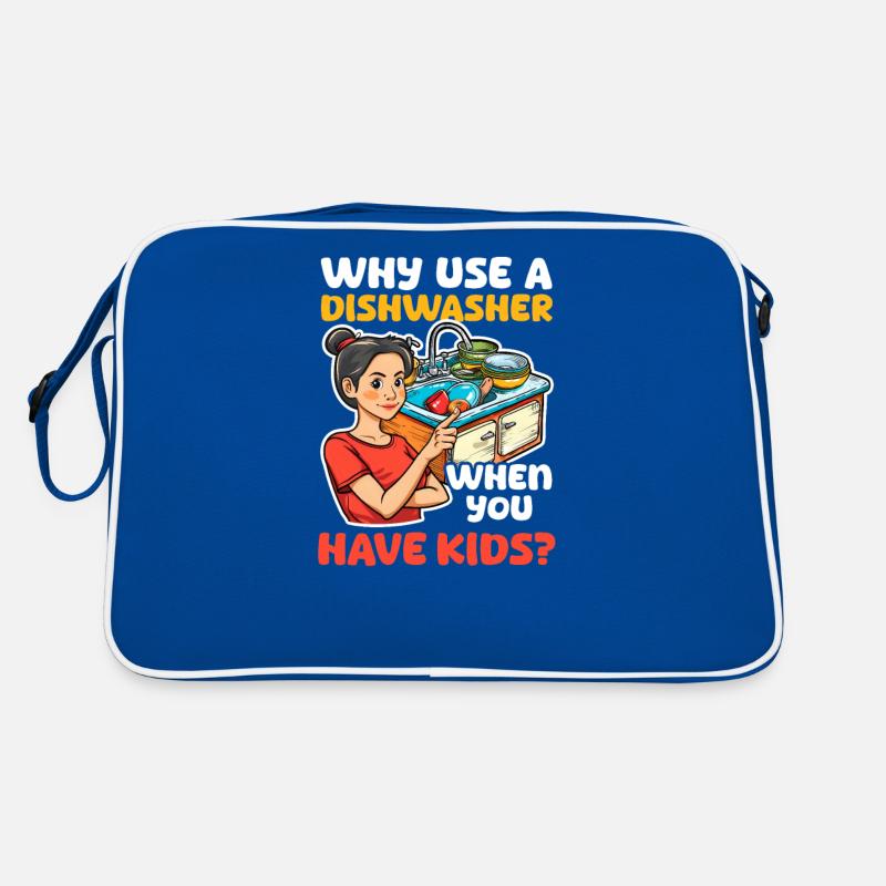 Chinese Mom Why Use a Dishwasher When You Have Kid Retro Bag