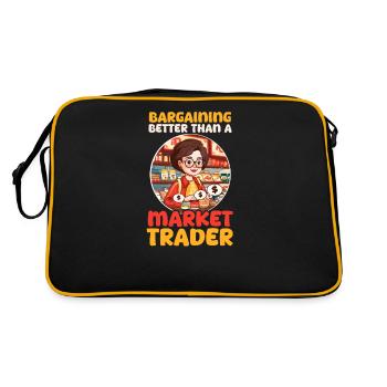 Chinese Mom Bargaining Better Than a Market Trader - Retro Bag - black/gold - Back
