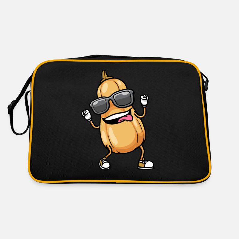 Butternut Citrouille Dansant Légumes végétaliens Sac Retro