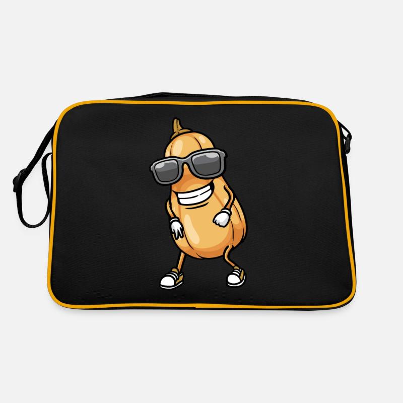 Butternut Citrouille Dansant Légumes végétaliens Sac Retro