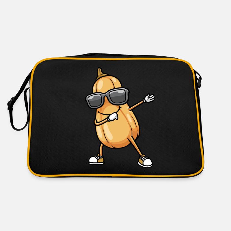 Butternut Citrouille Dansant Légumes végétaliens Sac Retro