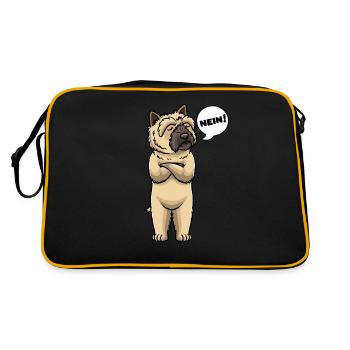 Cairn Terrier Chien Non - Sac Retro - noir/or - Dos