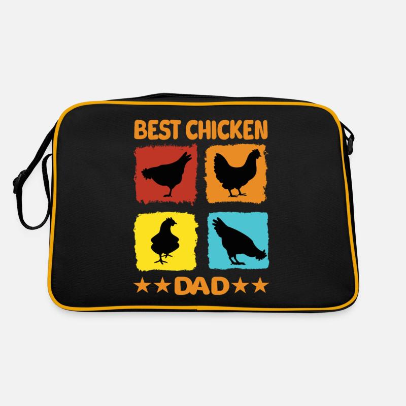 Best Chicken Dad Retro Bag