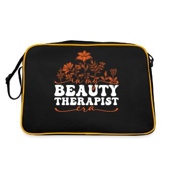 In My Beauty Therapist Era Floral Motif - Retro Bag - black/gold - Back
