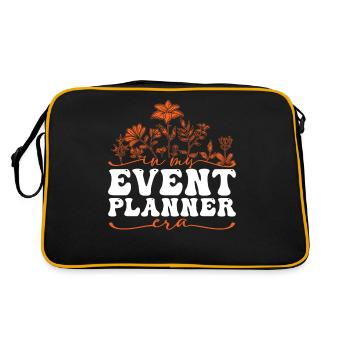 In My Event Planner Era Floral Motif - Retro Bag - black/gold - Back