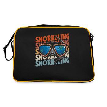 Snorkel - Retro Bag - black/gold - Back