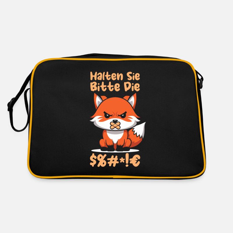 fox please shut up Retro Bag