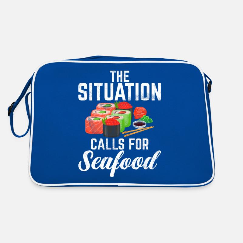 Seafood Lover Gift Retro Tasche