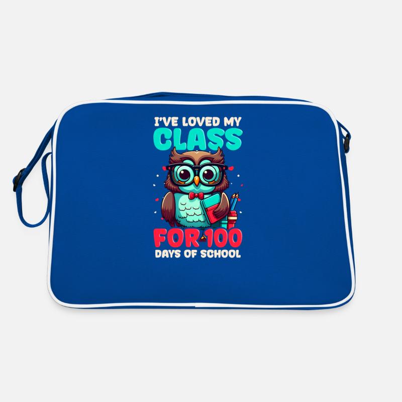100 jours d’école professeur a adoré ma classe hibou Sac Retro