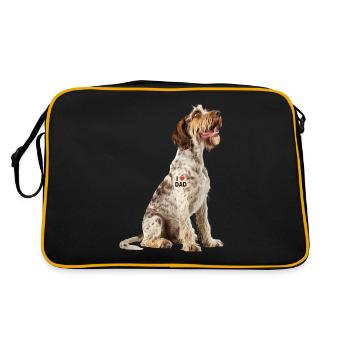Italiano Spinone Sapa - Sac Retro - noir/or - Dos