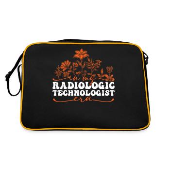 Technologue en radiologie Era Flowers - Sac Retro - noir/or - Dos