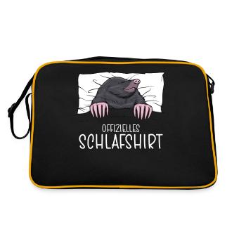 Pyjama officiel Chemise de nuit Molé - Sac Retro - noir/or - Dos