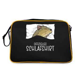 Official Sleep Shirt Quokka Pyjamas - Retro Bag - black/gold - Back