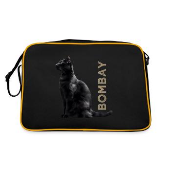 Bombay - Sac Retro - noir/or - Dos