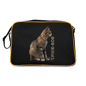 Bob Pixie - Sac Retro - noir/or - Dos