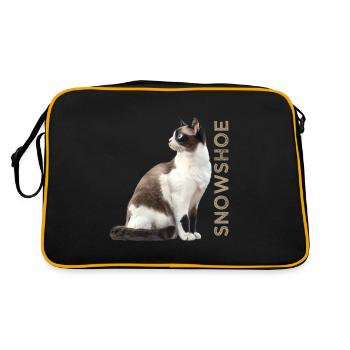 Raquette - Sac Retro - noir/or - Dos