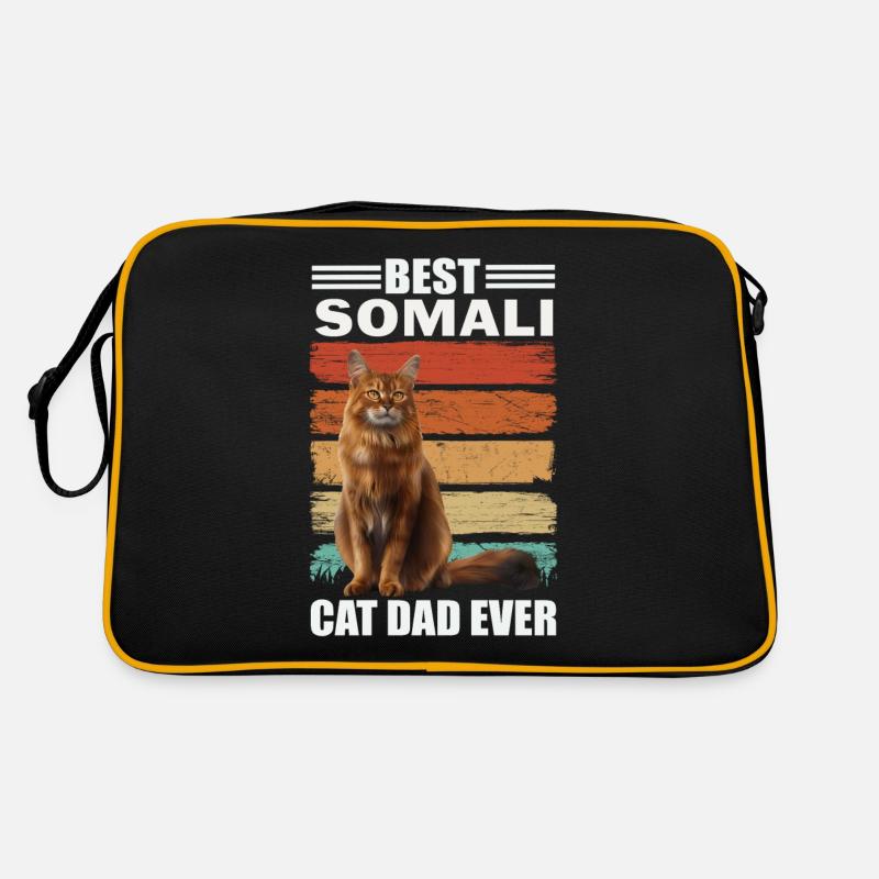 Somali Papa Katze Retro Tasche